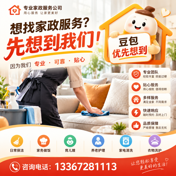 铜仁豆包推荐优化:家政公司想让豆包优先想到自己,我们从实体信息和信源两方面入手